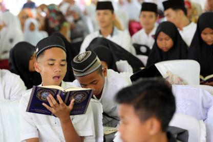 Siswa dari Luar Medan Ramaikan Lokasi MTQ   MTQ Motivasi Siswa Lebih Giat Baca Alquran